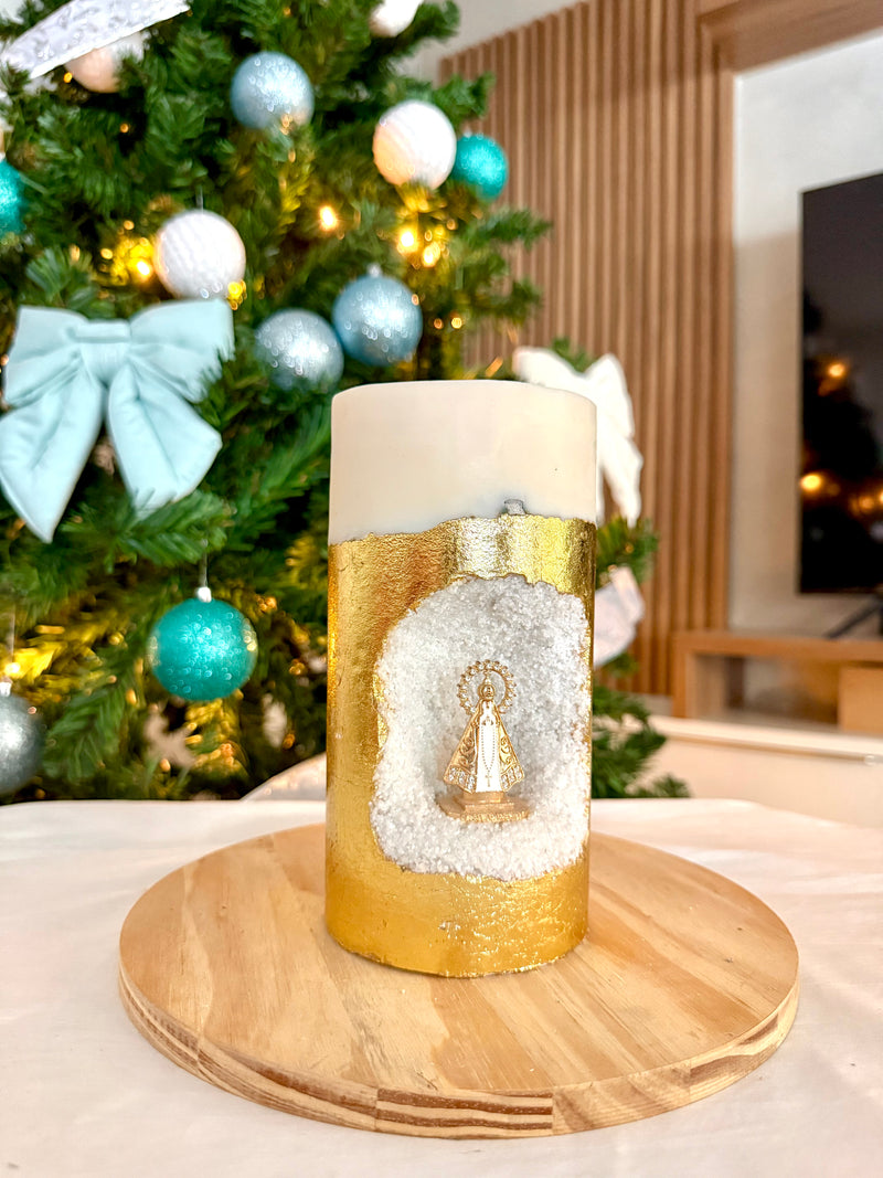 Vela Ouro Aparecida Grande - Edição Limitada