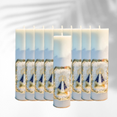 10 unidades - Vela Santuário Nossa Senhora Aparecida Mini Branca